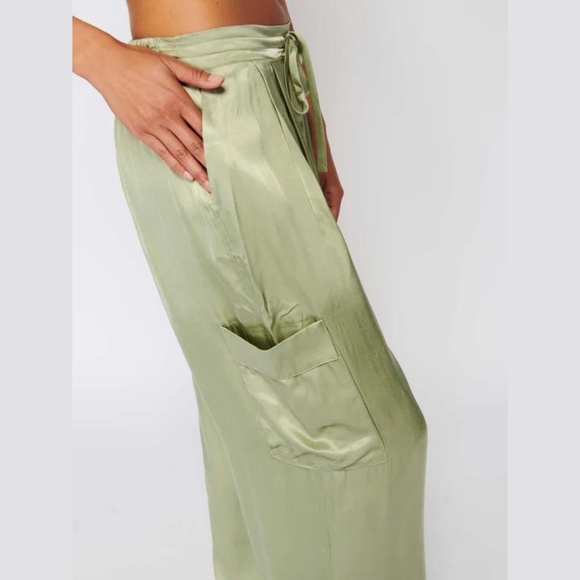 NWT Light Green Olive Oil Romeo Pants Size XS, S, L - Picture 7 of 9
